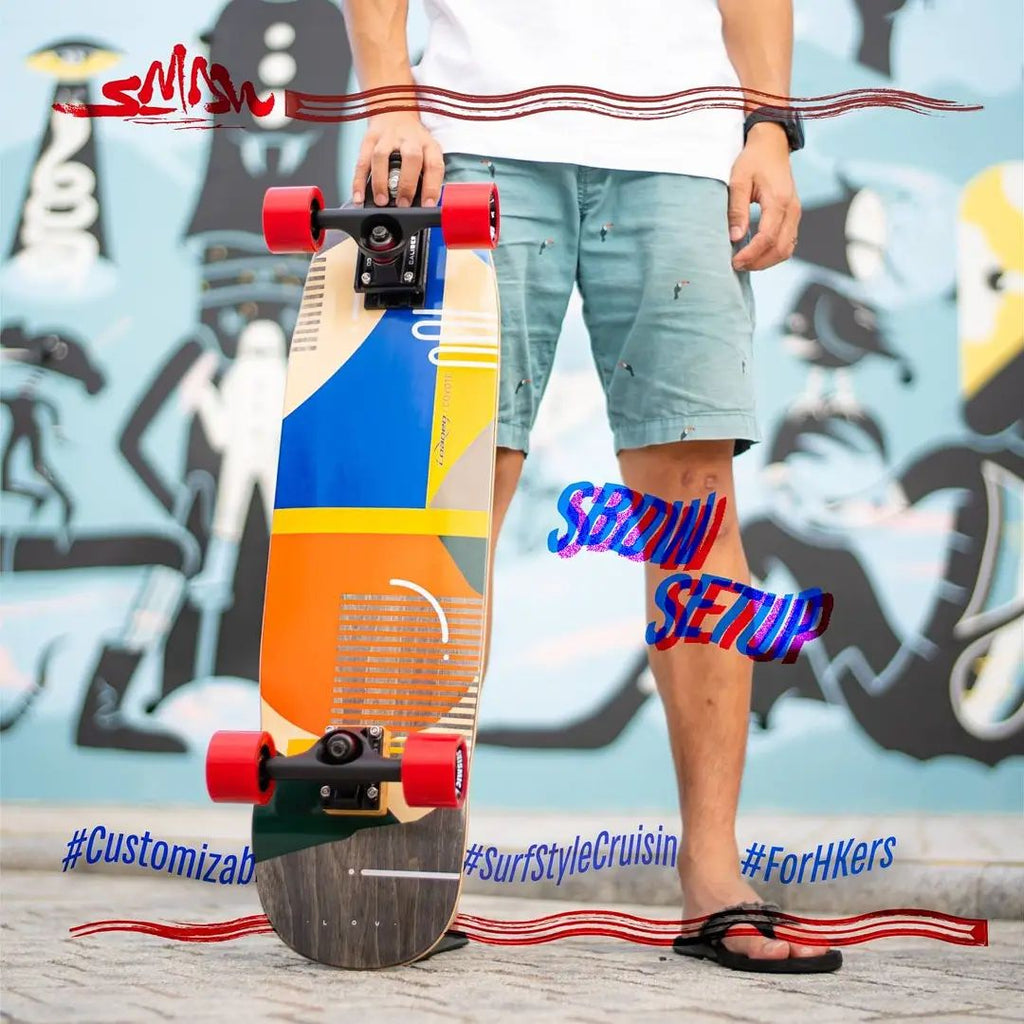 【 Surfskate Size Chart ?! Part 2 - SurfSkate 鞋碼板闊對照表 】