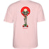 Powell Peralta - Tucking Skeleton T-shirt (Pink)