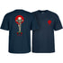 Powell Peralta - Tucking Skeleton T-shirt (Navy)