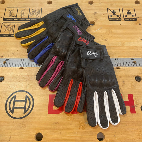 Cone Gloves - Leather Downhill Skateboard Slide Gloves