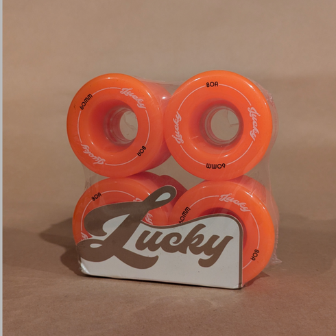 Lucky - 60mm Freestyle wheels 80a(Orange)