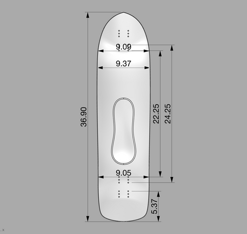 Pantheon - Chase Hiller Pro Model 36.9" - Enjoy $80 off upon purchase of a board now or before!