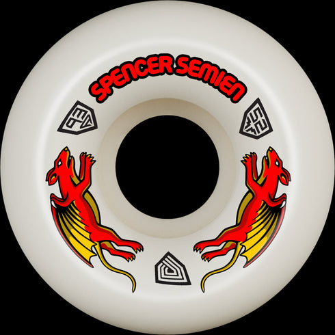 Powell Peralta - 52mm Dragon Formula Skateboard Wheels Nano Rat Spencer Semien Model 93a