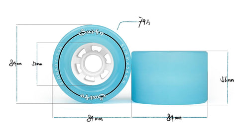 Baifo - 84mm BIGBABY Freeride Wheels 79a