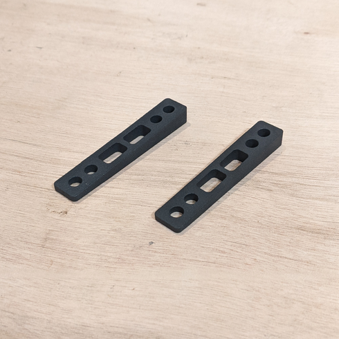 SBDW - Angled Wedge Rail Riser (2° to 5° | set of 2)