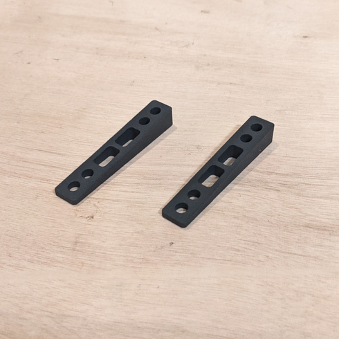 SBDW - Angled Wedge Rail Riser (2° to 5° | set of 2)