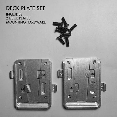Qwiktruks - Quick Release System(Deck Plate Set, set of 2)