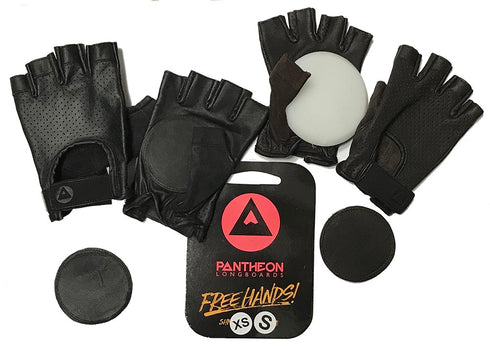 Pantheon - FreeHands Fingerless Slide Gloves (Brown)