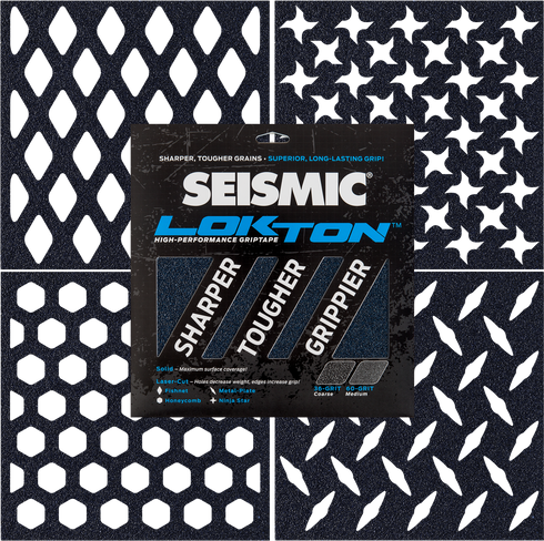 Seismic - Lokton Grip Lasercut (36/60-grit)
