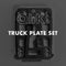 Qwiktruks - Quick Release System(Truck Plate Set, set of 2)