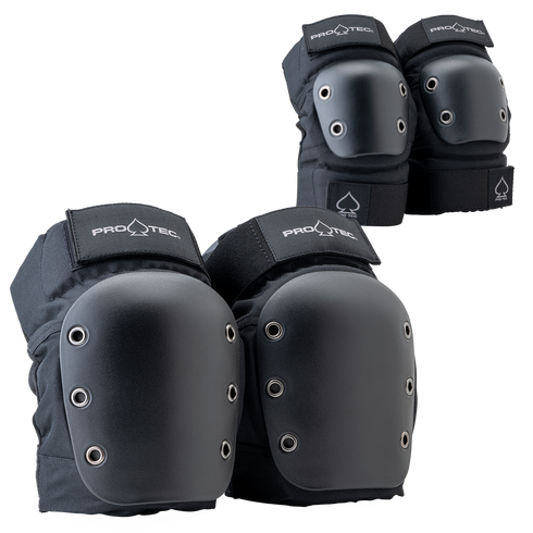 ProTec - Knee&Elbow Pads Set (Black | Butterfly Straps)