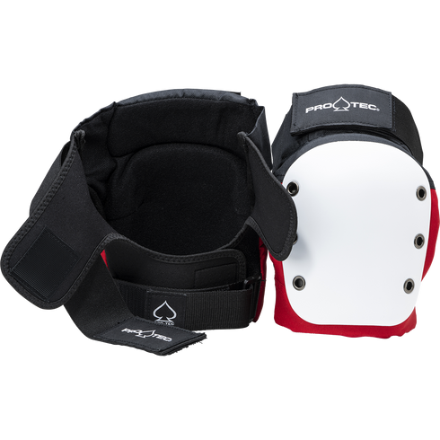 ProTec - Knee&Elbow Pads Set (Red&Black | Butterfly Straps)