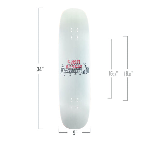 Zenit - Morning Wood V4 34"(w/ Jessup griptape)