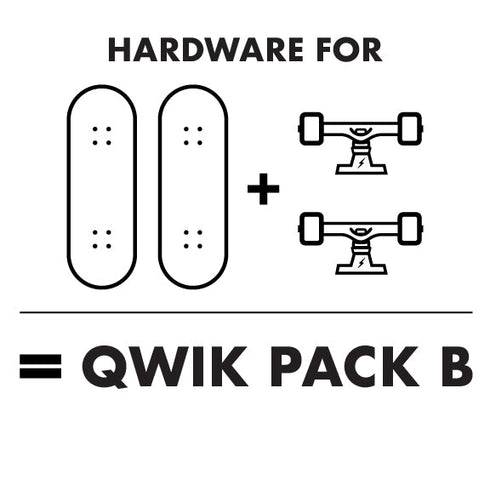 Qwiktruks - Quick Release System (Qwik Pack B)