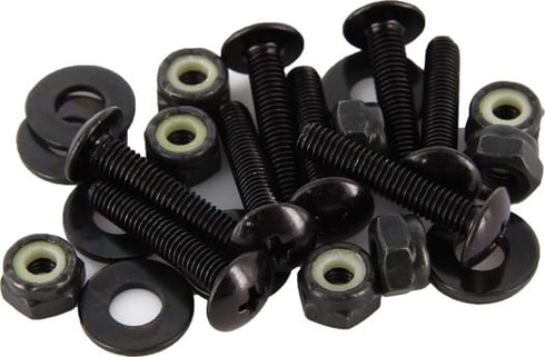 SBDW - Truss Head Bolts & Lock Nuts(Black)