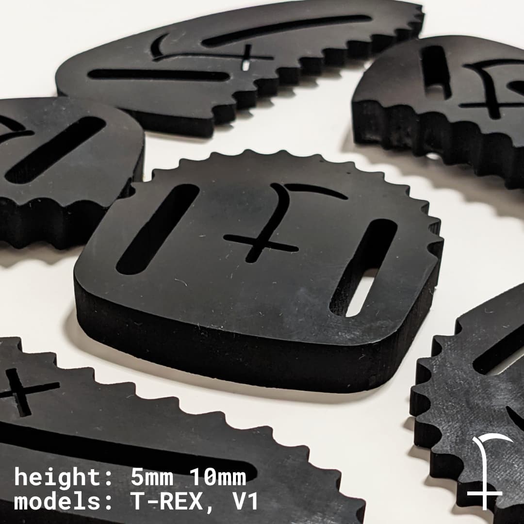 T Rex Risers Scythe - Footstop riser (V1, T-Rex) – SBDW Longboards Hong Kong